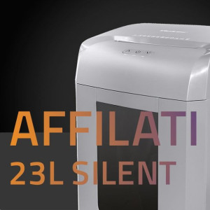 Qoltec Niszczarka Affilati 23l Silent | Micro Cut