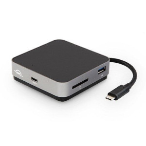 Owc Dock Usb-c Travel (5 Portów, Pass Through 100w) Space Gray Owctcdk5p2sg