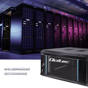 Qoltec Szafa Rack 19" | 6u | 600 X 370 X 600