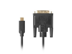 Lanberg Kabel Usb-c(m)->dvi-d(24+1)(m) 0.5m Czarny Ca-cmdv-10cu-0005-bk