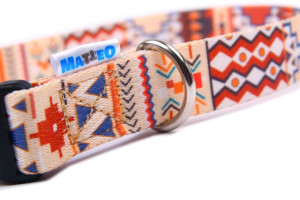 Obroża Klamra Plastikowa - Boho 25mm, 34-60cm