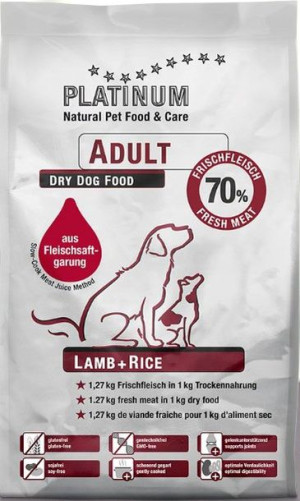 Platinum Adult Lamb+Rice 15kg, karma sucha dla psów