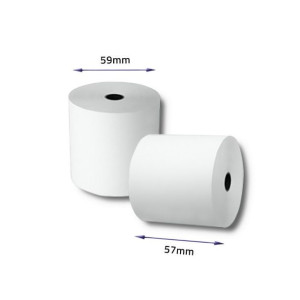 Qoltec Rolka Termiczna 57x40 | 55g/m2 | 10szt | Bpa Free