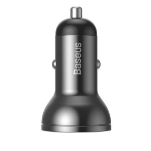 Baseus Ładowarka Samochodowa 24 W + Kabel Usb 3w1 Tzccbx-0g