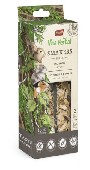 Vita Herbal Smakers drzewny dla gryzoni i królika op.2 szt