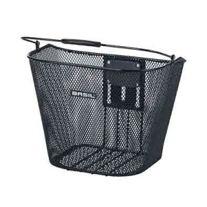 Koszyk na kierownice BASIL BREMEN + BASEASY STEM HOLDER, czarny