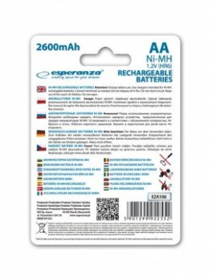Zestaw akumulatorów Esperanza EZA106 (Ni-MH)