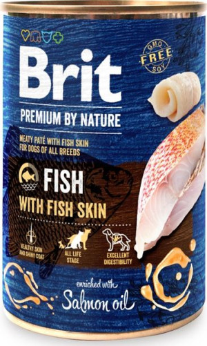 Brit Premium By Nature FISH&FISH SKIN 400g