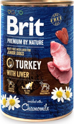 Brit Premium By Nature Turkey&LIVER 400g