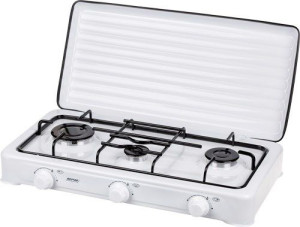 Turystyczna kuchenka gazowa 3-palnikowa MPM  SMILE-KN-03/1K