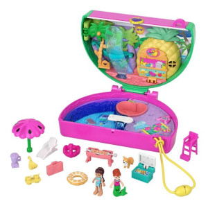 Polly Pocket Kompaktowy zestaw Arbuzowy basen HCG19(FRY35)