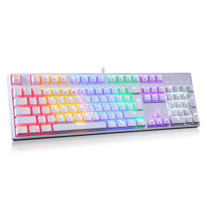 Motospeed Klawiatura Mechaniczna Ck107 Rainbow-blu