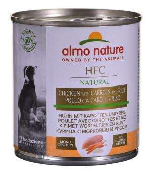 ALMO NATURE Classic Dog Kurczak, marchew i ryż 280g