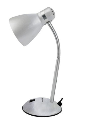 Esperanza Lampka Biurkowa E27 Alkes Srebrna Eld113s