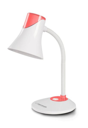Esperanza Lampka Biurkowa E27 Polaris Czerwona Eld111r