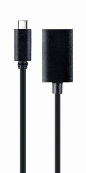Gembird Adapter Na Kablu Usb Typ-c Do Displayport 4k, 15cm, Czarny