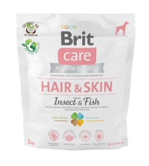BRIT Care Hair&Skin Insect&Fish sucha dla psa 1kg