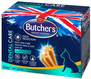 Butcher"s Dental Care for mini dogs box 4 x 56g