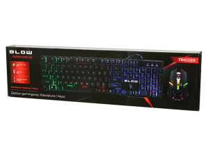 Blow Klawiatura + Mysz Led Trigger Black