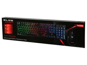 Blow Klawiatura + Mysz Z Led Tamer Czarna