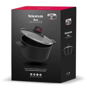Garnek z odlewu aluminiowego z pokrywką Taurus Great Moments 28cm KCK3028