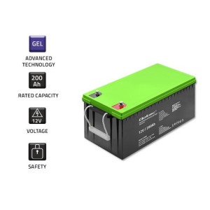 Qoltec Akumulator Żelowy 12v | 200ah | Gel