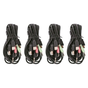 Manhattan Przełącznik Kvm Hdmi/usb 4x1 Dual-monito