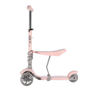 Hulajnoga Dziecięca Nils Fun Hlb808 2w1 Pink