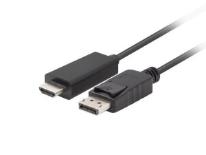 Lanberg Kabel Displayport (m) V1.1->hdmi (m) 1.8m Ca-dphd-11cc-0018-bk