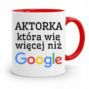 Dla Aktora Aktorki Kubek Czerwony Prezent Urodziny