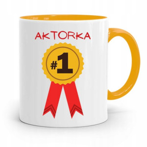 Dla Aktora Aktorki Kubek Żółty Prezent Urodziny
