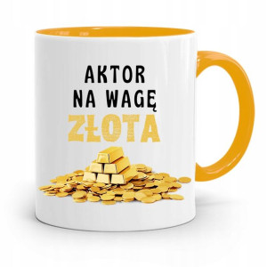 Dla Aktora Aktorki Kubek Żółty Prezent Urodziny