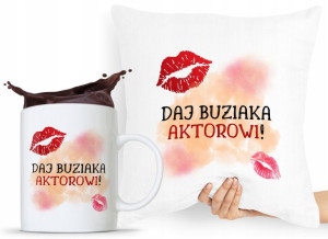Dla Aktora Aktorki Zestaw Poduszka + Kubek Prezent