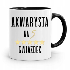 Dla Akwarysty Kubek Czarny Na Prezent Na Urodziny