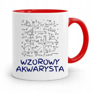 Dla Akwarysty Kubek Czerwony Prezent Na Urodziny