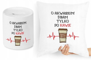 Dla Akwarysty Zestaw Poduszka + Skarbonka