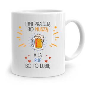 Dla Alkoholika Pijaka Kubek Prezent Na Urodziny