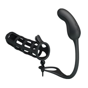 Nakładka Na Penisa Z Korkiem Analny Pretty Love Hercules Sheath