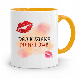 Dla Alkoholika Pijaka Kubek Żółty Na Prezent