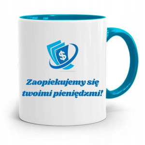 Dla Bankiera Kubek Błękitny Na Prezent Na Urodziny