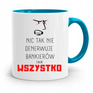 Dla Bankiera Kubek Błękitny Na Prezent Na Urodziny