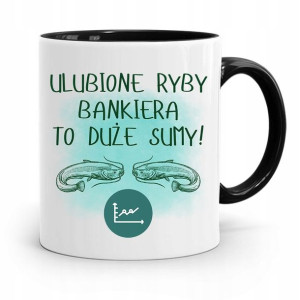 Dla Bankiera Kubek Czarny Na Prezent Na Urodziny