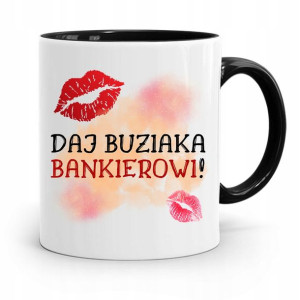Dla Bankiera Kubek Czarny Na Prezent Na Urodziny
