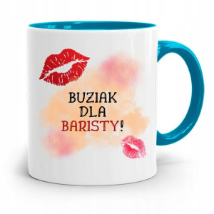 Dla Baristy Baristki Kawiarki Kubek Błękitny