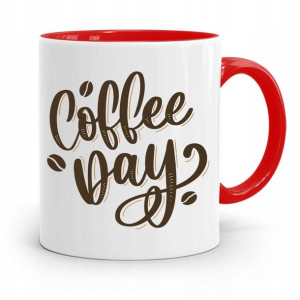Dla Baristy Baristki Kawiarki Kubek Czerwony