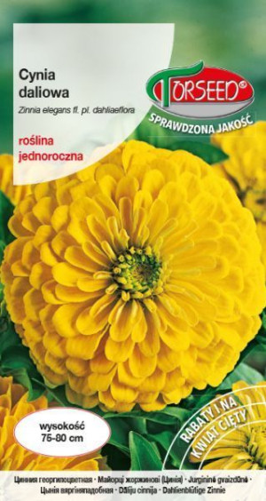 Torseed Nasiona Cynia Daliowa Kanarkowożółta 1g