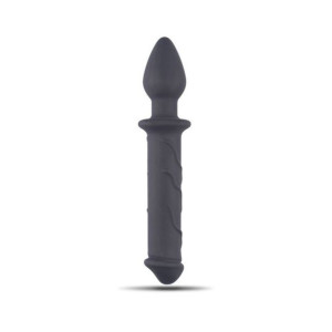 Dwustronne Dildo Z Żyłami Korek Analny Plug 20 Cm