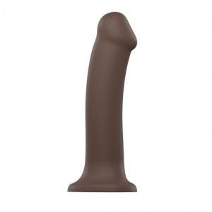Dildo Analne Na Przyssawce Stymulator Czekoladowy 20 Cm