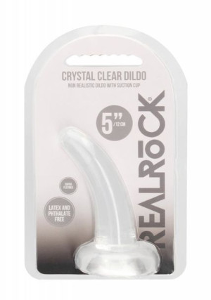 Dildo Analne Korek Na Przyssawce Transparentny 12 Cm
