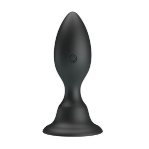 Korek Analny Z Przyssawką Pretty Love Push Over To Trigger Vibration